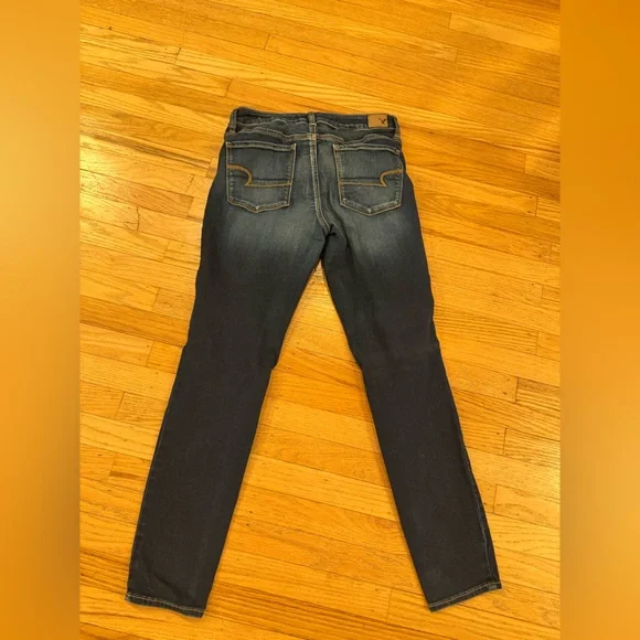 American Eagle Outfitters Skinny Jeans - Dark Wash Blue - Picture 4 of 4
